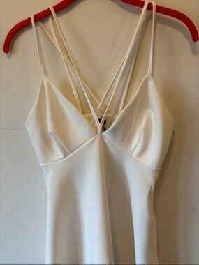 White Strappy Slip top